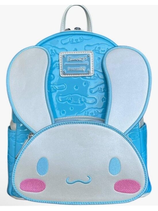Loungefly Sanrio Cinnamoroll Moveable Ears Mini Backpack Blue White Shimmer NWT main image 9
